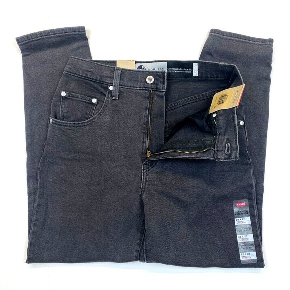 Women's Levi's SilverTab High Waist Jeans (A36990001) Charcoal Gray - 6 (28x27) - Picture 2 of 5